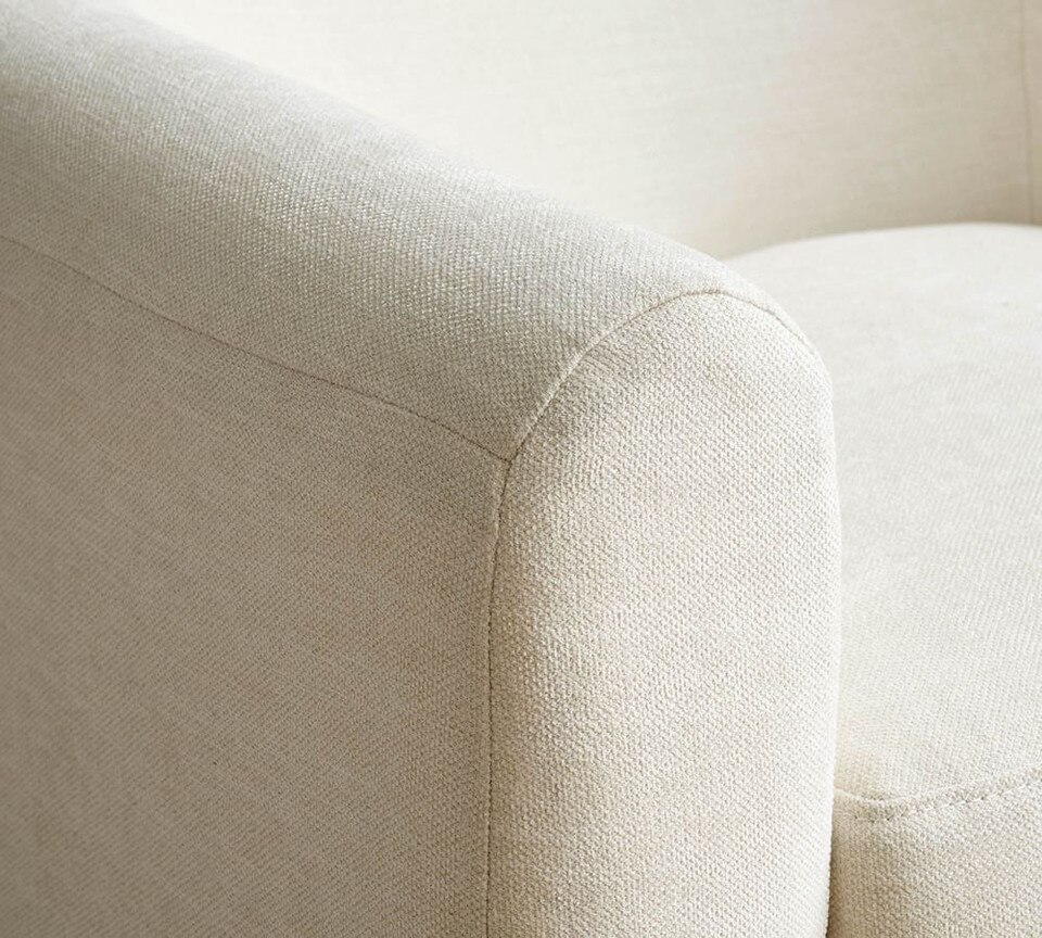 Gideon Upholstered Swivel Armchair Pottery Barn Australia